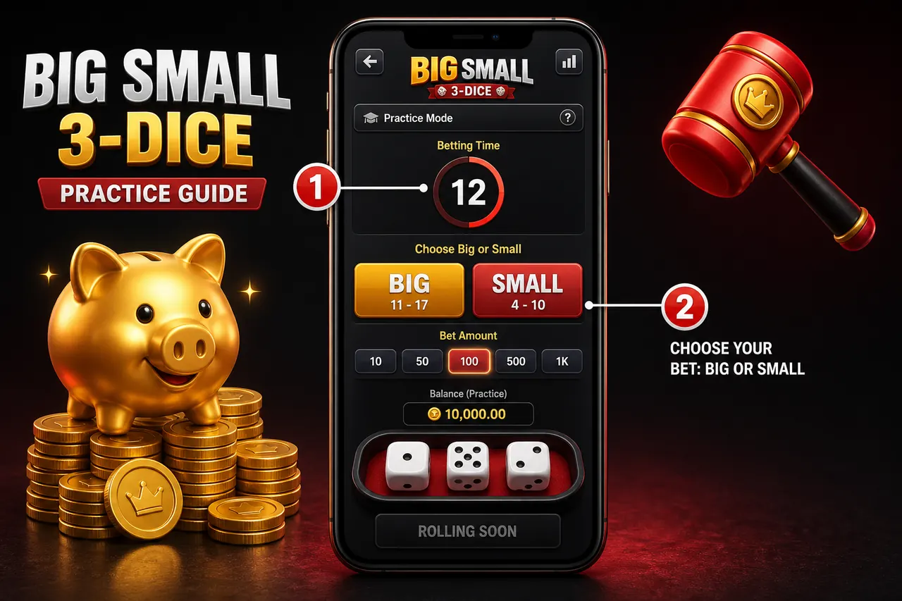 Big Small Prediction round: How to Play Big Small